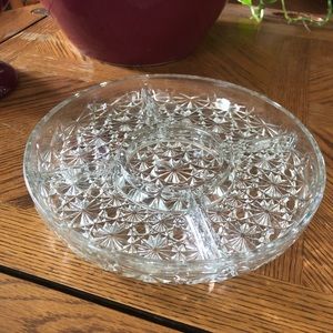 Vintage INDIANA GLASS 5-Part Relish Dish
Daisy and Button pattern